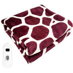 Couverture d'hiver chauffante �lectrique en flanelle douce