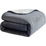 Couverture impermable pour chien, couverture pour animaux de compagnie en flanelle et sherpa  3 couches, ...