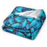 Couverture en laine � motifs - douce, confortable, chaude et en microfibre, id�ale pour les canap�s et ...