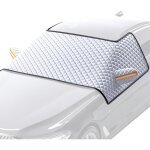 Couverture magn�tique pour pare - brise de voiture, couverture de neige �paisse pour l'hiver, couverture ...