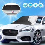 Couverture pare - brise voiture, b�che pare brise protection magn�tique couverture repliable, universelle ...