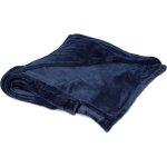 Couvertures en peluche - bleu marine (bleu) - couverture de canap� ultra douce - jet� de canap� l�ger ...