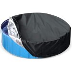 Couverture de piscine hivernage - b�che de protection piscine - b�che pour piscine ronde - kit d?accessoires ...