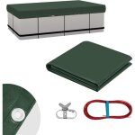 Couverture piscine rectangulaire woltu 300x200x20 cm, bche solaire, en pe 200g / m, avec ?illets et ...