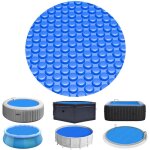 Couverture de piscine ronde de 8 pieds pour piscines hors sol et enterres couvertures en plastique  ...