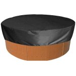 Couverture de piscine ronde piscine b�che solaire pour piscine, spa ext�rieure baignoire anti - uv couverture ...