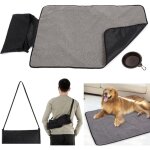 Couverture pliable en peluche pour animaux de compagnie couverture tissu oxford imperm�able pour chien ...