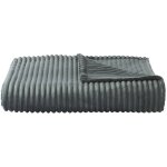 Couverture polaire - - effet ctel 3d gris clair 240x300 cm