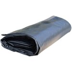 Edg - couverture de protection et d'hivernage pour piscine hors sol ovale 800 x 470 cm - 130 g / m - ...