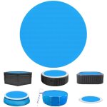 Couverture solaire pour piscine, diam�tre 3, 05 m, b�ches solaires rondes pour piscine, �paisseur de ...