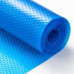 Couverture solaire pour piscine - rectangulaire de 40 x 20 pi, 12 mil, pour piscines creuses et hors ...