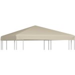 Maisonchic - couverture de toit de belvdre, , toile suprieure de belvdre 310 g , m 3x3 m beige ...