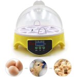 Couveuse oeuf 7 oeufs, incubateur oeuf de poule couveuse poussin, contr�le automatique de la temp�rature ...