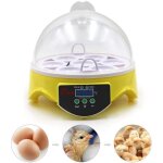 Couveuse oeuf 7 oeufs, incubateur oeuf de poule couveuse poussin, contr�le automatique de la temp�rature ...