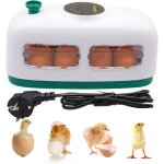 Couveuse oeuf 8 oeufs incubateur oeuf de poule, incubateur oeuf pour poulets canards cailles, couveuse ...