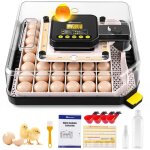 Couveuse oeuf automatique 48 oeufs, couveuses oeuf pour ufs de volailles avec 4 modes vue � 360�, incubateur ...