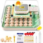 Couveuse oeuf automatique 48 oeufs, couveuses oeuf pour ufs de volailles avec 4 modes vue � 360�, incubateur ...