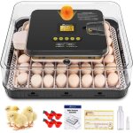 Couveuse oeuf automatique 56 oeufs, couveuses oeuf pour ufs de volailles avec 4 modes vue � 360�, incubateur ...