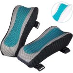 Couvre accoudoirs pour chaise de bureau - mousse pour reposer les coudes avec forme ergonomique - coussin ...