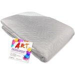 Couvre - lit matelassé art couleur unie bicolore 1 place gris Couvre - lit matelassé art couleur unie bicolore 1 place gris