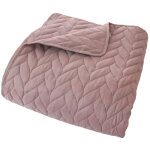 Couvre - lit en microfibre  tessa  220x240cm rose