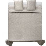 Couvre - lit en satin verona + taies d'oreiller grey - silver Couvre - lit en satin verona + taies d'oreiller grey - silver