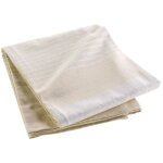 Couvre - lit tiss imprim 'adele' 220x240cm naturel