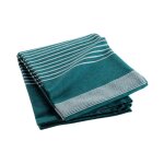 Couvre - lit tiss imprim 'adele' 240x260cm bleu