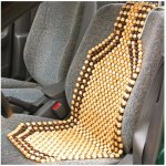 Couvre siege a billes de bois