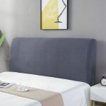Couvre de t�te de lit, housse de lit extensible protecteur de chevet d�coratifs anti - poussi�re utilis� ...