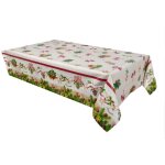 Cpm - nappe en toile cire rectangulaire n?uds