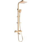 Mexen - cq62 ensemble bain - douche avec pommeau et mitigeur thermostatique, or rose - 779106295 - 60 ...