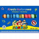 Craie scolaire flamant couleur pl100 0761
