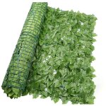 Cran de clture de lierre artificiel haies artificielles clture et d�coration de rouleau de criblage de ...