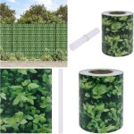 Cran d'intimit� de jardin pvc 70x0, 19 m vert - �cran d'intimit� jardin - cl�ture pvc - barri�re de confidenti ...