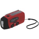 Crank solaire radio main dynamo am - fm m�t�o radio led lampe de poche multi - fonctions