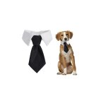 Cravate pour chien chat velcro universel tenue de mariage lgante taille s