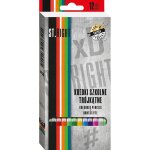 Crayons 12 couleurs 18 cm bo�te st. droite 3317