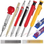 Crayon de charpentier avec poin�on central pointe en carbure crayons charpentier m�canique trou profond ...