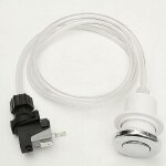 16a interrupteur  bouton - poussoir marche / arrt pour baignoire et spa kit de tubes d'air - crea