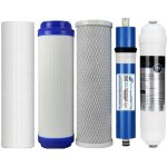 Crea - lot de 4 filtres � eau � membrane ro universels � 5 �tapes, 100 gpd