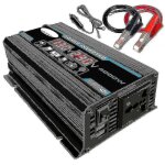 Crea 4000w 12v 220v / 110vled ac voiture onduleur convertisseur chargeur adaptateur inverseur double ...
