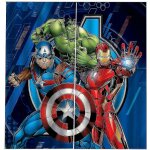Avengers rideau occultant oeillets pour chambre impression 3d captain america iron man ensemble de rideaux ...