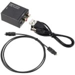 Digital to analog audio converter optical coaxial toslink rca tv lr sound adapter - crea
