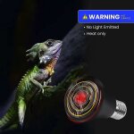 E27 heating bulb 75w ceramic pet heat lamp 220 - 240v infrared heating lamp e27 reptile bulb aquarium, ...