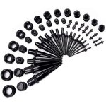 Ear stretching kit 50 pieces ear gauges expander set - crea