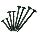 Ensemble de 100 clous de sol, clous de jardin fix�s par film, film de serre, tissu r�sistant � l'herbe, ...