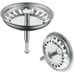 Filtre d'vier de cuisine bouchon d'vier de cuisine en acier inoxydable de 79 mm, 2 filtres d'vier ...