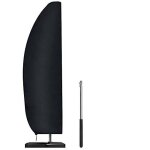 Housse de parasol, impermable, coupe - vent, trs rsistante en tissu oxford indchirable, trs grande ...