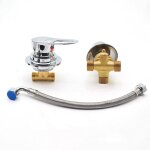 Mitigeur de douche deux pices avec inverseur 2 / 3 / 4 / 5 sorties, cartouche cramique, mitigeur eau ...